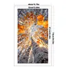 Autumn Birch Trees-11CT Stamped Cross Stitch 40*75cm/15.75*29.53in(Big Size)