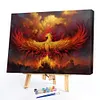 (Big Size)Paint by Numbers Acrylic Painting-Phoenix Fire-60*40cm
