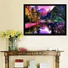 Diamond Painting-5D Full Round Drill Riverside Landscape