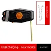 LED Bicycle Tail Light, Photon Bicycle Light Tail Light, Photon Drop Bicycle Light, Bicycle Tail Light Rechargeable USB Bicycle Rear Cycling Light for Any Type of Seat Post