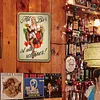 Avec de la bi&egrave;re - Panneaux en &eacute;tain m&eacute;tallique(20*30cm/30*40cm) - Bi&egrave;re