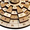 Safecracker 40/50 Wood Puzzle - Difficult Math Brain Teaser for Adults