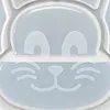 Easter Bunny Tray Silicone Mould DIY Easter Tray Resin Casting Moulds Reusable Easters Egg Storage Dish Moulds Handmade Ornament Mould for Coaster Gypsum Craft Gifts Making (Easter A)