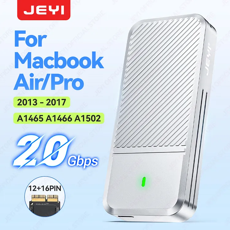 JEYI For MacBook Air/Pro 2013-2017 SSD Aluminum Hard Drive
