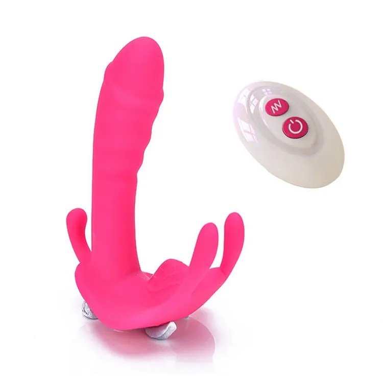 Vibration Dildo Heating Wearing Butterfly Wireless Panty Vibrators