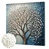 (30x30cm)DIY Pearl Painting Framed Tree  Handmade Pearl Material Art Kit Living Room Decor