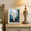 Framed Hummingbird-Pearls Painting Kit DIY Diamond Painting Pearl Dot Crafts 17*22CM