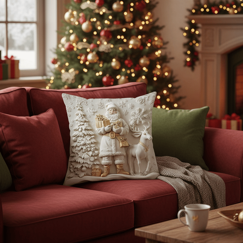 🔥Christmas Themed Cushion Cover 