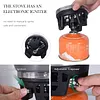  2-3 Person Camping Windproof Cooking System with Heat Exchanger Pot for Backpacking Hiking BVS01