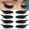 Eyeliner R&eacute;utilisable et Autocollants pour Cils (4 paires)