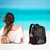 Mesh Backpack See Through Backpack College Student Backpack for Outdoor Sports