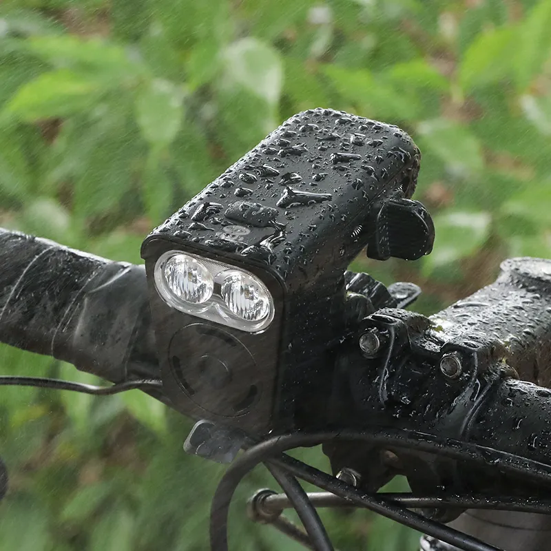 V18-400 Bike Light With Horn Buzzer 
