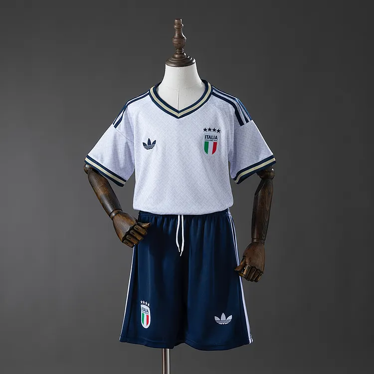 Kids Italy 2026 World Cup Away Football Jersey
