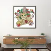 Summer of Stamps -14CT Stamped Cross Stitch Kit(19*19cm)