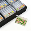 32/64pcs 2-in-1 Diamond Art Storage Containers & Line-Up Tray, Upgrade Convex Point Bottom Design for Efficient Crafting DIY Diamond Art Accessories