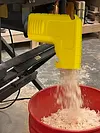 Saw Dust Collector Adapter Compatible for DeWALT DWE7485 Table Saw Sawdust Extraction Connector for Garage Workshop Yard Porch Backyard Courtyards