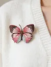 DIY Embroidery Sewing Craft Brooch Clothes Decoration Embroidery Butterfly Lapel Pin for Backpack Pants T-Shirt Jacket Bags Dress Jeans