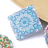 DIY Diamond Painting Mandala Pattern Portable Pocket Mirror Kit