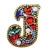 26 Letters 1pc Diamond Painting DIY Keychain Women Girl Bag Keyring Pendant Gift