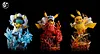 Marines Admirals Akainu & Kizaru & Kuzan Cosplay Pikachu - ONE PIECE Pokemon Resin Statue - ST Studio