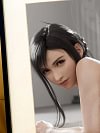 Leopard Silk Stocking Ver. Tifa Lockheart Decorative Painting - (FF7) Final Fantasy VII - Xingkong Studio