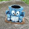 Swing Owl Resin Hanging Planter Cute Creative Vase Gift for Women Mother Teacher