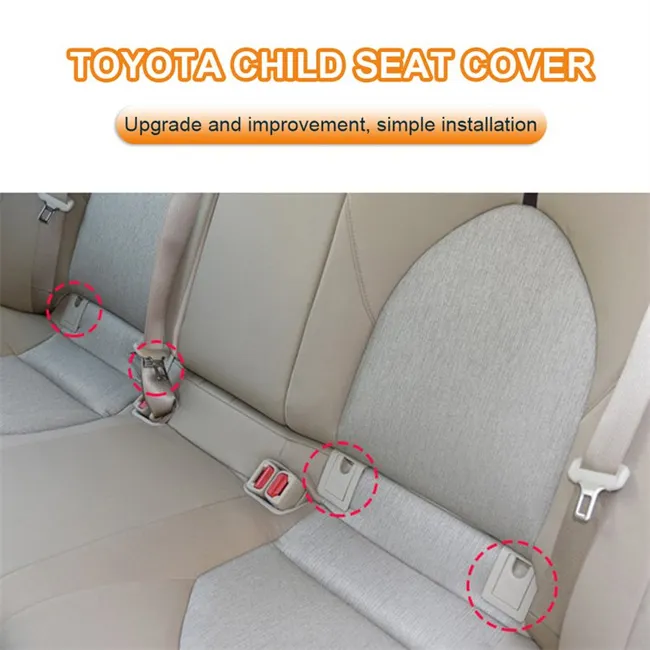 Child Restraint Rear Seat ISOFIX Cover for Toyota Camry Avalon 73731-06010