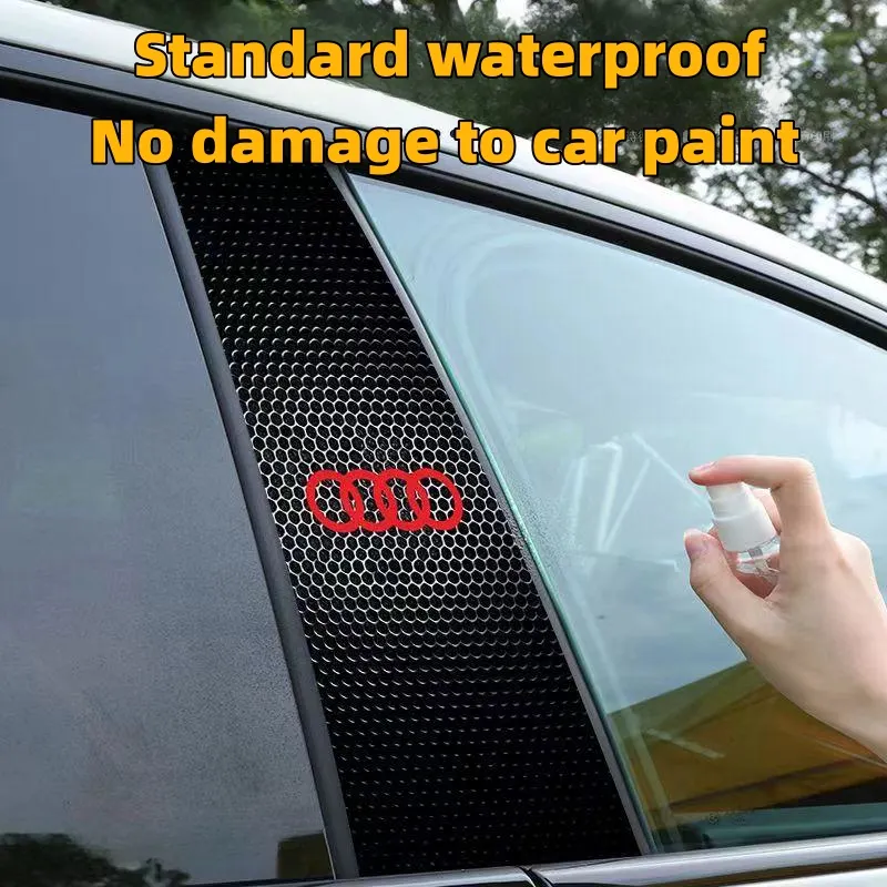 Car Center Column Sticker Personality Creative Decoration Anti-scratch Wear-resistant BC Column Modified Protective Film【2PCS】