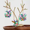 6 PCS Hummingbird Double Sided - 5D DIY Keychain