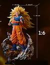 1/6 & 1/4 Scale Super Saiyan 3 Son Goku & Vegeta - Dragon Ball Resin Statue - Kylin Studio
