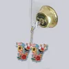 DIY Diamond Painting Butterfly Flower Lettter Keychain Kit