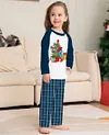 Family Christmas Tree Letter Parent-child Print Home Pajamas