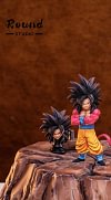 WCF Scale GT Ver. Super Saiyan 4 Son Goku & Super Saiyan 4 Vegeta - Dragon Ball Statue - Round Studio