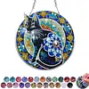 Diamond Painting Acrylic Single-Sided Drill Cat Pendant Window Hanging Ornament