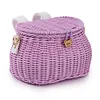 Bike Front Basket Backpack with Lid Cycling Handlebar Basket Bicycle Accessories