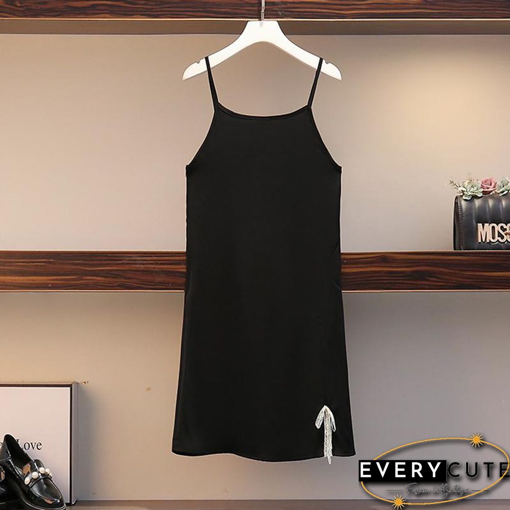 Casual Short Blazer+Cami Dress P10600