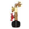 QCC1 Propane Refill Elbow Adapter with ON/Off Control Valve Fill 1 Lb Tanks
