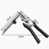 M-type nail ring pliers set, including 3000 M-type clips, suitable for animal cage fence fastening, interior decoration installation