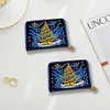 (US Local)DIY Diamond Art Diamond Dot Card Pack 5D Diamond Painting Pouch (Christmas Tree)