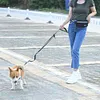 Dog Walking Waist Bag Adjustable Length Dual Handles Pet Supplies (Green)
