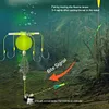 4Pcs 4 Hook Group Feeder Sinker Float Anti Winding Adjustable for Fishing Lovers