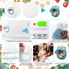 10Pcs Christmas Diamond Painting Photo Frame Hanging Pendant for Xmas Tree