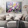 Bouquet Flowers - 11CT Stamped/Counted Cross Stitch 50*40cm