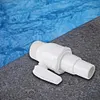 2-Way Ball Valve Float Valve Pool Filter Stop Connector for Home Backyard Plunge