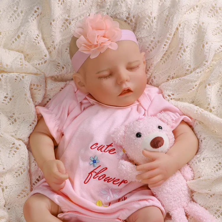 Babeside Sleeping Reborn Baby Twinnie 17" Little Infant Girl Healing of the Heart