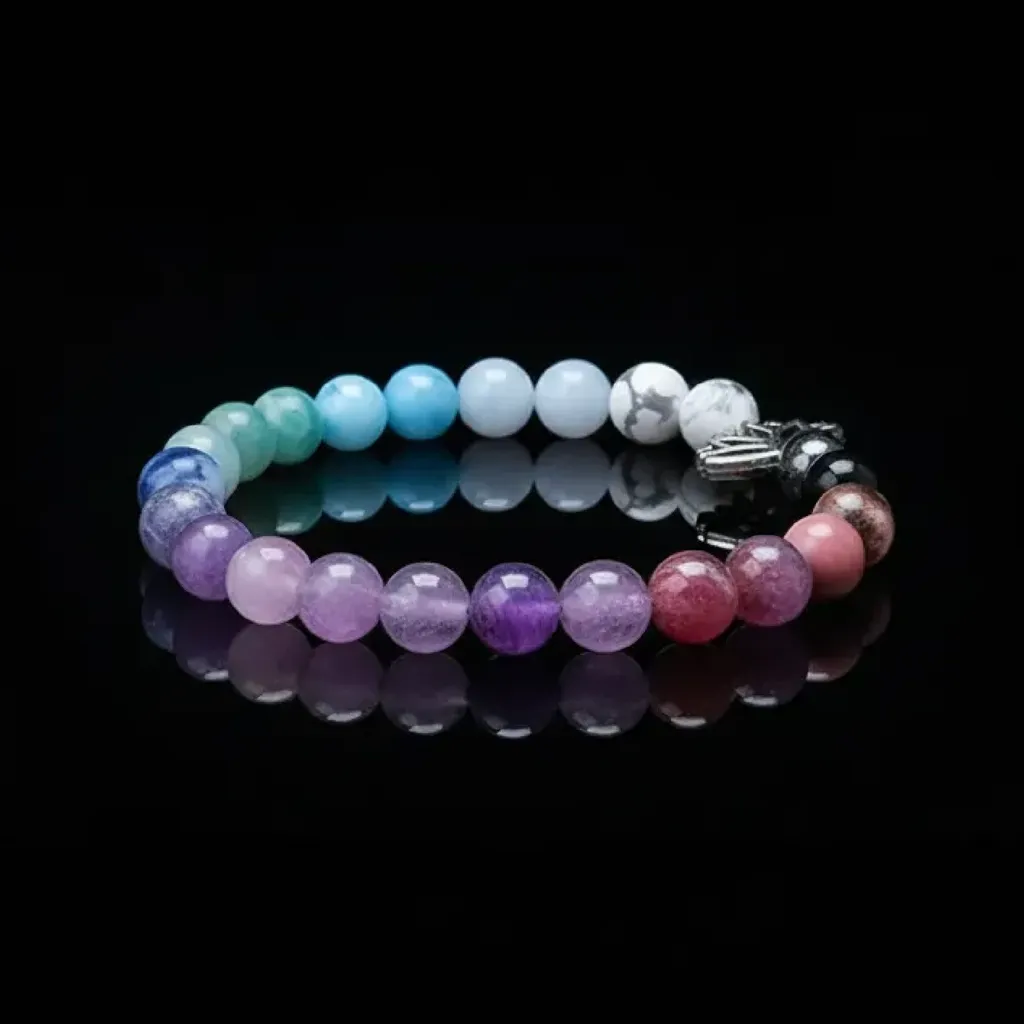 The Serenity Affirmation Bracelet | Handcrafted Healing Gemstones