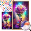 (US Local)Rose- Round AB Drills Diamond Painting(45x75cm)