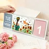DIY Calendar Diamond Painting Calendar Kit Diamond Art Paper Desk Calendar Kit