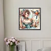 Diamond Painting-DIY Full Round Drill Swing Lady