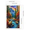 (US Local)Bear-11CT Stamped Cross Stitch Kit(40x70cm)